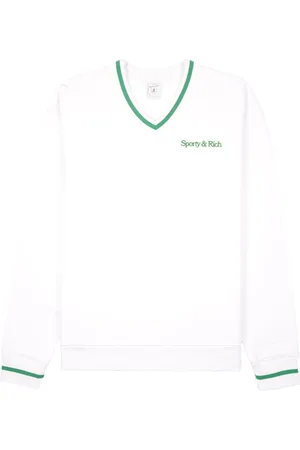 Sporty & Rich Sweatshirt mit Logo-Stickerei