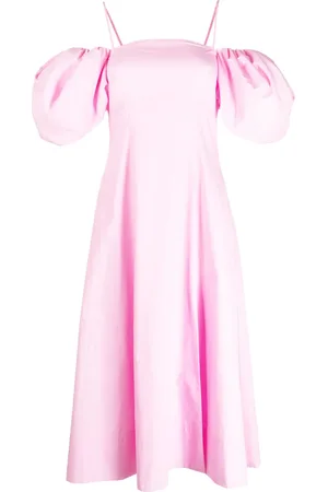 REJINA PYO Kleid mit Puffärmeln