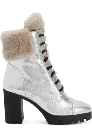 Giuseppe Zanotti Stiefel im Metallic-Look 90mm