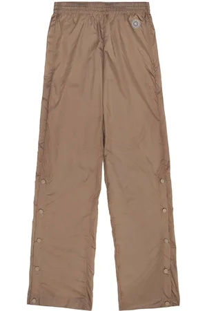 Sporty & Rich Gerade Hose mit Logo-Patch
