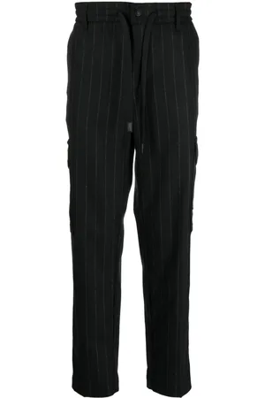VERSACE Gestreifte Hose mit Kordelzug