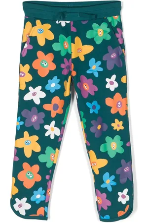 Stella McCartney Jogginghose mit Smiley-Blumen-Print