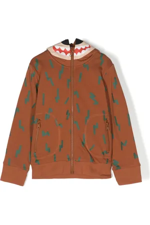 Stella McCartney Kapuzenjacke mit Grizzly