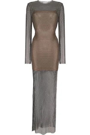 GENNY Maxikleid mit Kristallverzierung