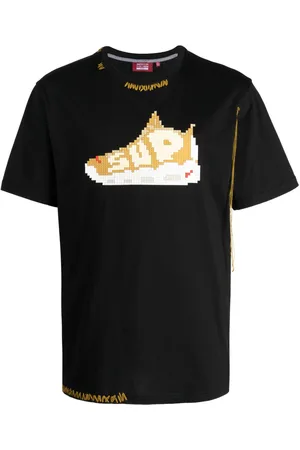MOSTLY HEARD RARELY SEEN T-Shirt mit Ziernähten