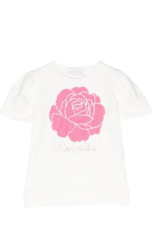 MONNALISA T-Shirt mit Blumen-Print