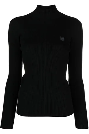 Maison Kitsuné Pullover mit Stehkragen
