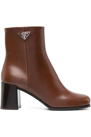 Prada Stiefel mit Triangel-Logo
