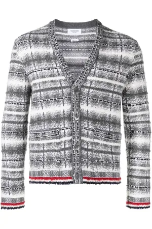 Thom Browne Jacquard-Cardigan mit Schottenkaro