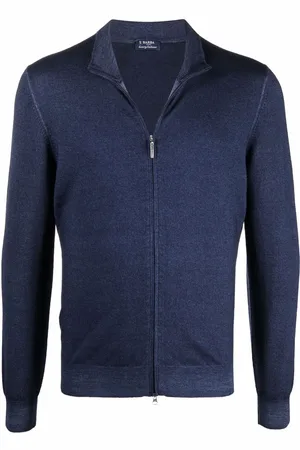 BARBA Cardigan mit Reißverschluss