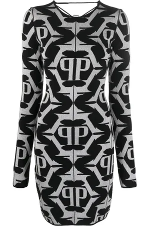 Philipp Plein Gestricktes Minikleid