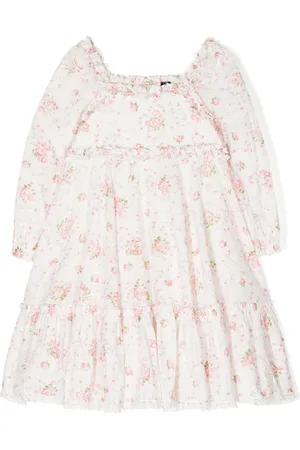 Needle & Thread Gestuftes Kleid mit Blumen-Print
