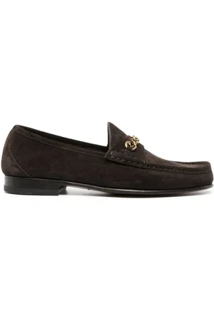Tom Ford Loafer aus Wildleder mit Kettendetail