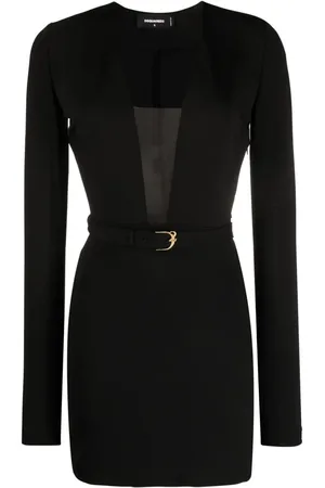 Dsquared2 Minikleid mit tiefem Ausschnitt