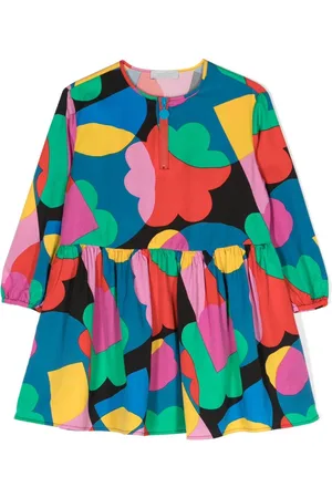 Stella McCartney Kleid mit abstraktem Print