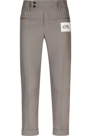 Dolce & Gabbana Cropped-Hose mit Bügelfalten