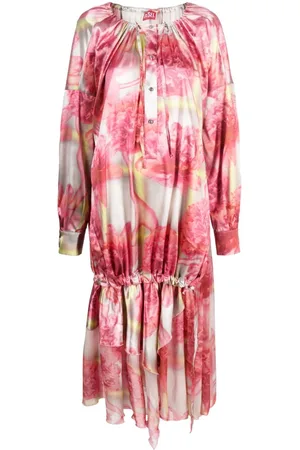 Diesel Maxikleid mit Blumen-Print