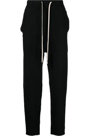 Rick Owens Kaschmirhose mit Kordelzug