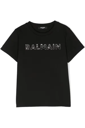 Balmain T-Shirt mit Pailletten