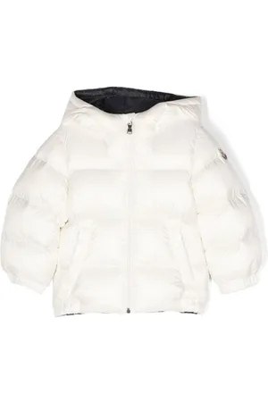 Moncler Gefütterte Jacke mit Logo-Applikation