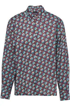 Prada Hemd mit geometrischem Print