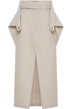 DION LEE Midirock mit Reißverschluss