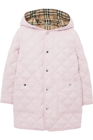 Burberry Kapuzenmantel mit Rautensteppung