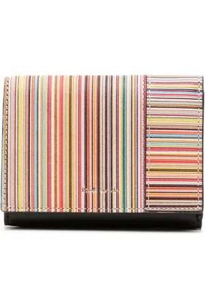 Paul Smith Portemonnaie mit Signaturen-Streifen