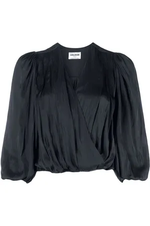Zadig & Voltaire Drapierte Satinbluse