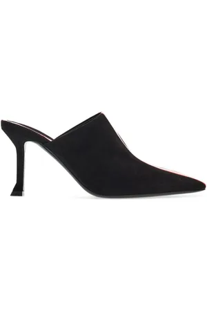 Salvatore Ferragamo Mules aus Wildleder 85mm