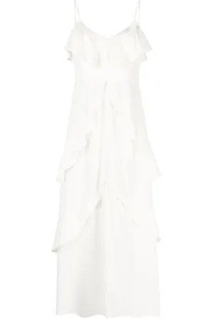 Twin-Set Trägerkleid mit Rüschen