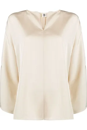 By Malene Birger Bluse mit V-Ausschnitt
