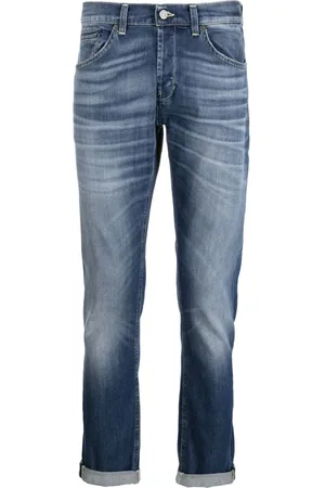 Dondup Tief sitzende Straight-Leg-Jeans
