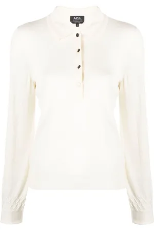 A.P.C. Gestricktes Poloshirt