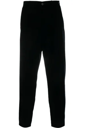 Giorgio Armani Samthose mit geradem Bein