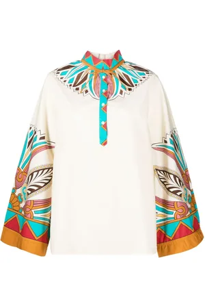 La DoubleJ Placee Bluse mit Print