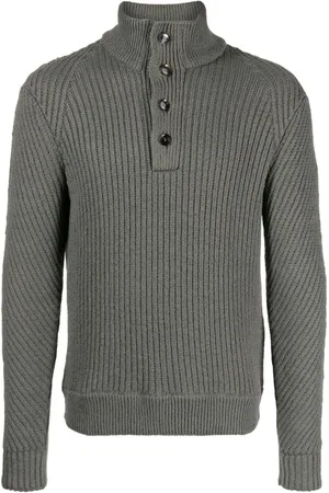 BRIONI Grob gerippter Pullover
