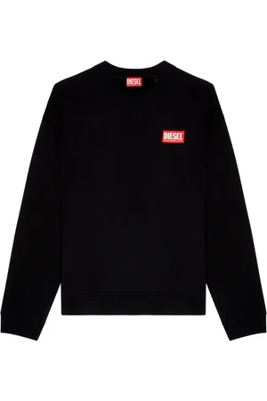 Diesel S-Nlabel-L1 Sweatshirt mit Logo-Applikation