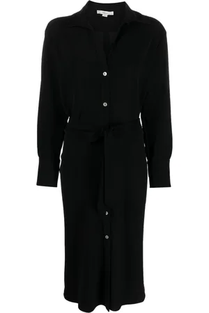 Vince Hemdkleid mit V-Ausschnitt
