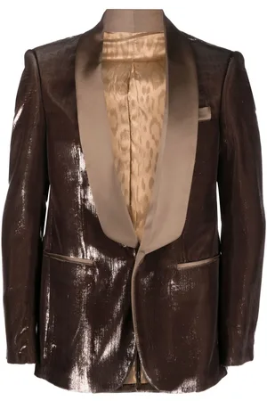 Roberto Cavalli Sakko im Metallic-Look