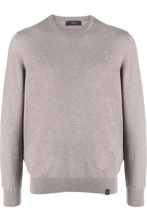 FAY Pullover mit rundem Ausschnitt