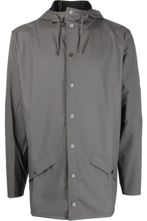 Rains Parka mit Kordelzug