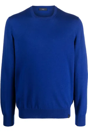 FAY Pullover mit rundem Ausschnitt