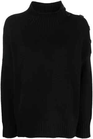 YVES SALOMON Pullover mit Knöpfen