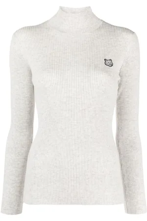 Maison Kitsuné Pullover mit Stehkragen