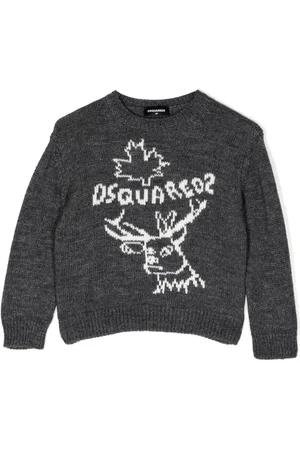 Dsquared2 Intarsien-Pullover mit Rundhalsausschnitt