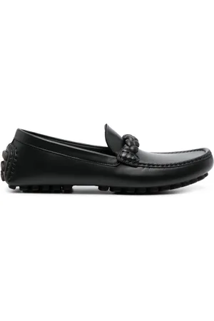 Gianvito Rossi Massimo Loafer mit Flechtdetail