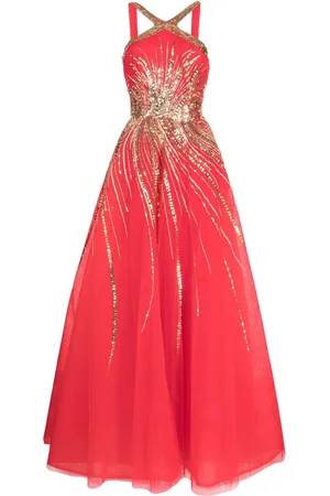 Saiid Kobeisy Robe mit Pailletten