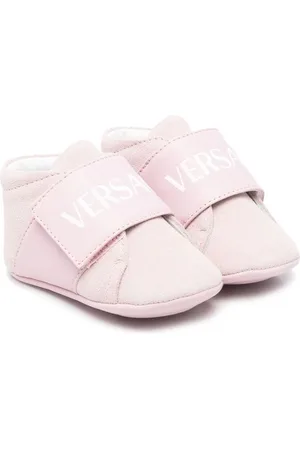 VERSACE Lauflernschuhe mit Logo-Riemen