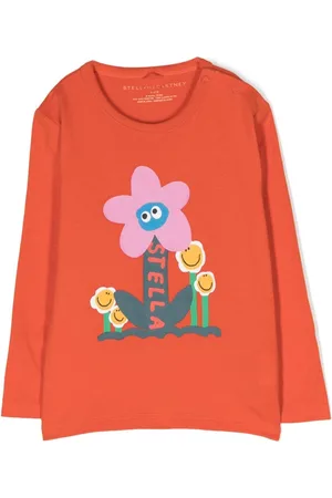Stella McCartney Langarmshirt mit Blumen-Print